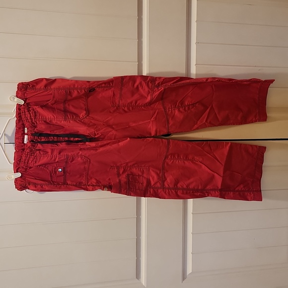 Dickies cargo scrub set, hot pink, L top/L Tall bottoms - Picture 2 of 6